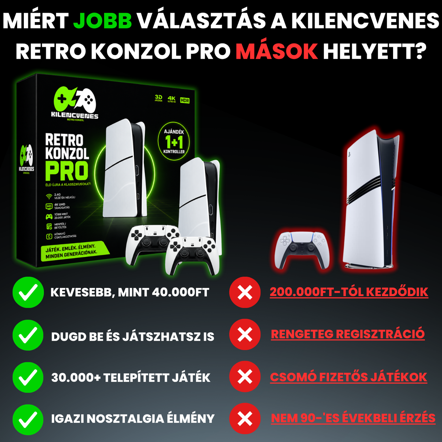 Kilencvenes™ - Retro Konzol Pro